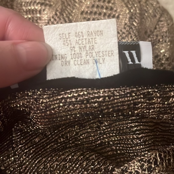 Beautiful Vintage Gold Sheer Dress - Picture 8 of 15